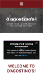 Mobile Screenshot of dagostinos-deli.com